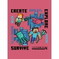 thumbnail image 5 of Minecraft Boys Cliff Goats Graphic Short Sleeve T-Shirts, 2-Pack, Sizes 4-18, 5 of 5