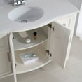 Brooklyn + Max Wilshire 48" Rounded Front Bath Vanity in Soft White