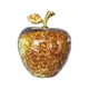 thumbnail image 2 of Manzana de cristal de Navidad, amarilla, Manzanas de cristal de Navidad regalos románticos para ella decoración de manzanas ornamentales, 2 of 6