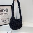 thumbnail image 4 of Bolso Nube para Mujer Cruzado Plisado Nailon Acolchado Informal A La Mano Femenino, 4 of 9