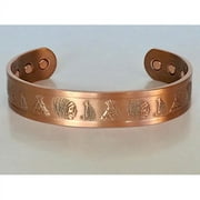 Pure Copper Magnetic Bracelet Arthritis Pain Therapy Energy 15mm Cuff Nation