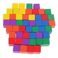 thumbnail image 2 of Set de 50/100 Piezas Bloques Cuadrados de Madera Coloridos Cubos para Juegos Creativos DIY - 50PCS 2 cm Sunnimix Cubos de madera, 2 of 8