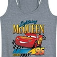 thumbnail image 3 of Disney's Cars - Lightning McQueen Think Fast - Women's Racerback Tank Top, 3 of 5