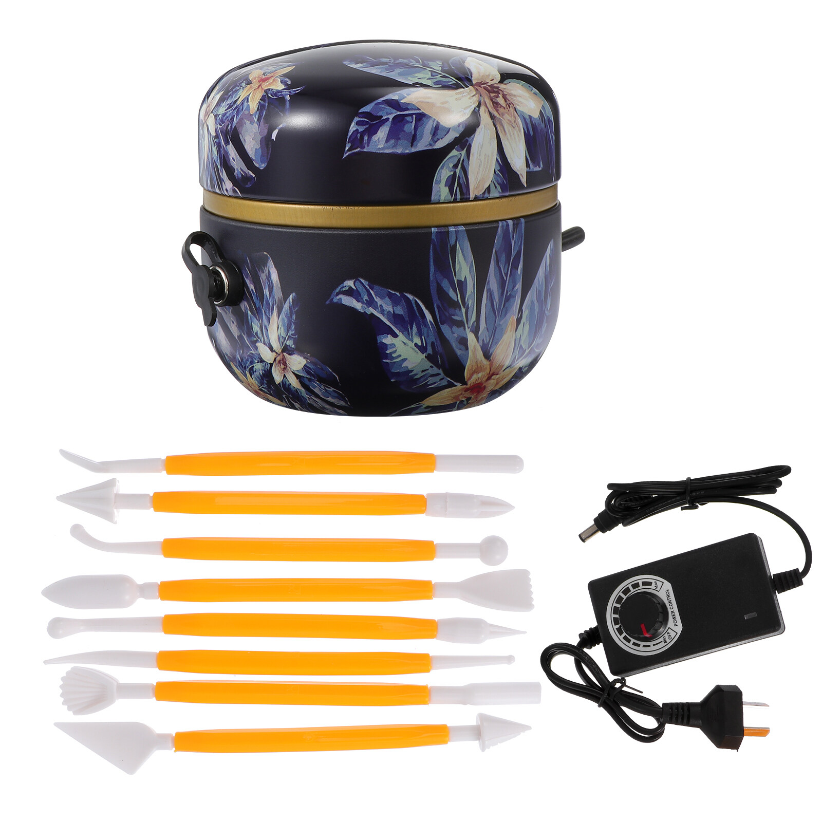 NUOLUX 1 Set Mini Electric Pottery Wheel Portable Polymer Clay Machine