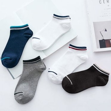 Summer Women's Cotton Socks Men's Socks Women's Double Needle Men's Short Socks Socks-One bar-Independent packaging