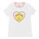 thumbnail image 1 of Playera Para Niña Justice Manga Corta Estampado Corazon Blanco Talla 4, 1 of 3