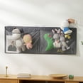 thumbnail image 4 of Home Wall Mounted Storage Hanging Bag Mesh Breathable Storage Hanging Bag Large Capacity Foldable Storage Bag Can Accommodate Clothes Toys Magazines Hats, 4 of 6