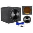 thumbnail image 1 of Rockford Fosgate P3D2-15 15" 1200 Watt Car Subwoofer + Sealed Sub Enclosure Box, 1 of 12