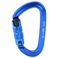 thumbnail image 1 of Clips de mosquetón de escalada con bloqueo automático de aluminio, gancho de clip DRing con bloqueo giratorio para senderismo (mosquetón de bloqueo automático azul n. ° 9), 1 of 5