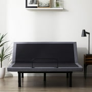 Lucid Premium Steel Adjustable Bed Base with Zero Clearance, Queen
