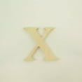 thumbnail image 3 of Package of 1, 8 Inch X 1" Thickness Baltic Birch Wood Letter x in The Times New Roman Font, Thick, Lower Case for Art & Craft Project, Made in USA, 3 of 4
