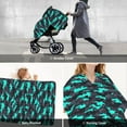 thumbnail image 6 of Car Seat Cover Baby - Grey Green Camouflage Breathable Infant Car Seat Cover for Baby Carseat, Lightweight Comfort Baby Essentials Must Haves Newborn Stuff for Girl Boy, 6 of 7