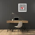 thumbnail image 3 of Gaynor, Janice 26x26 White Modern Wood Framed Museum Art Print Titled - Fun Farm Icon II, 3 of 4