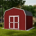 thumbnail image 3 of Little Cottage Co. 12x12 Value Gambrel Barn with 6 ft. Sidewalls, Outdoor Wood Storage Shed Do-It-Yourself Precut Kit, 3 of 13