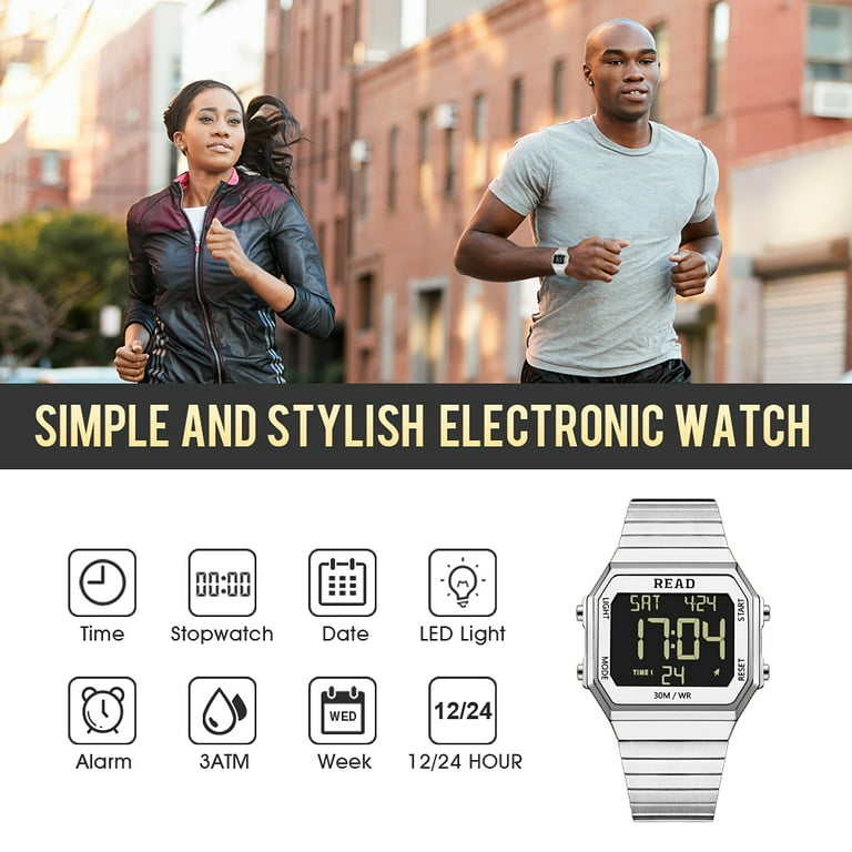 Lcd on sale digital watch