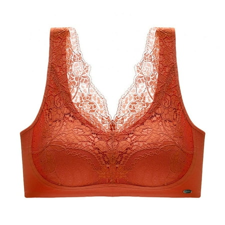 

Seamless Bras for Women Comfort Sleep Bra Bralette Lace Tank Top Brassiere Wireless Bras