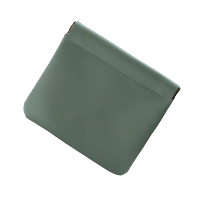 Toystoory Bolsa de cuero portátil impermeable multiusos bolsillo pequeño conveniente delicado Mini bolso monedero almacenamiento niñas Almacenamiento y organización del hogar Verde oliva Toystoory HA076776-02