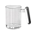 thumbnail image 2 of Yunuuuoa Plastic Toothbrush Cup with Holder, Travel Bathroom Mug for Home & Office, Portable Denture Rinsing Glass, Clear Storage Container for Sink Countertop, 2 of 6