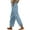 Blue 1, variant on Plus Size Linen Pants for Women,High Waisted Straight Leg Drawstring ,Straight Leg Linen Pants for Women,Gauze Pants for Women Casual Summer,Beach Vacation Clothes for Women Blue 1 L