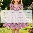 thumbnail image 3 of Girls Summer Cute Dress Square Neck Ruffled Sleeveless Pleated A Line Dresses Casual Stylish Midi Sundress (8 Years, Purple), 3 of 6