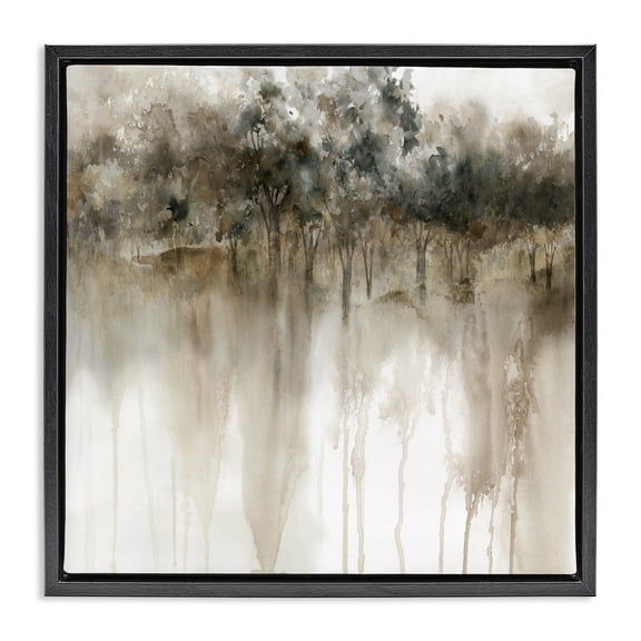 Stupell Industries Forest Edge Illusion Black Framed Floater Canvas Wall Art, design by Carol Robinson