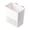 C, variant on White Plastic Hanging Drainage Storage Basket Set, Ventilated Organizer Bin for Kitchen and Bathroom Sink