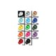 thumbnail image 2 of Tapón de cable, redondo, balancín, plástico, selección de colores aleatorios, 25 piezas (colores aleatorios) esquí esquí Gafas de esquí, 2 of 4