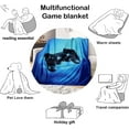 thumbnail image 5 of Gaming Blanket for Boys Fleece Cozy Gamer Gift Throw Blanket Gaming Video Games Bed Blanket for Teens Kids Game Room Decor Plush Blanket for Suit for Bedroom Couch Birthday Gift(80''X60''), 5 of 5