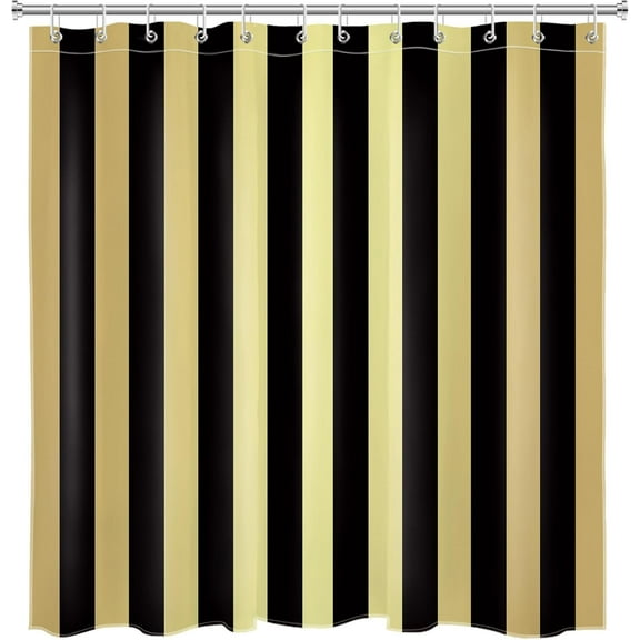 Pink and Green Striped Shower Curtain for Bathroom Modern Abstract Minimalist Vertical Stripe Shower Curtain with 10 Hooks Vintage Aesthetic Bathroom Curtains Shower Set 72x60 Inch