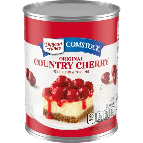 Duncan Hines Comstock Original Country Cherry Pie Filling And Topping - 21 oz - Pack of 2