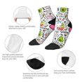 thumbnail image 5 of Fuzoiu Fun Animal with Unicorn Print Adult Socks, Crew Moisture-wicking Socks, Unisex Cushion Crew Socks,Casual Sports Ankle Socks, 5 of 7