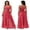 Red, variant on Baby Sweetie Women's 2 Piece Summer Outfits Scoop Neck Tank Tops with Tiered Vacation A-line Skirt Set Party Dress