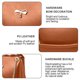 thumbnail image 3 of Bolso portátil con lazo, bolso de señora dulce, bolso de hombro tipo bandolera informal simple, 3 of 5