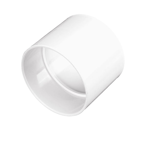 Acoplamiento PVC NDS 4P05 10 cm Hub x Hub blanco