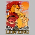 thumbnail image 2 of Boy's Lion King Retro Distressed Friends Graphic T-Shirt, 2 of 5