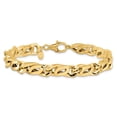 thumbnail image 3 of 14k Yellow Gold Bracelet Links Men's 7.83 mm 8.25 in Polished Link, 3 of 6