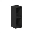 thumbnail image 2 of Furinno Fulda 2-Tier Space Saving Storage Shelf Bookcase, 8-Inch Width, Blackwood, 2 of 6