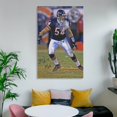 thumbnail image 6 of Brian Urlacher Rugby Player Poster 3 Home Decor Poster Wall Art Hanging Picture Print Bedroom Decorative Painting Posters Room Aesthetic 16x24inch(40x60cm), 6 of 6
