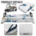 thumbnail image 5 of HUIACONG Butterfly Print Golf Cart Seat Covers Easy to Install Comfortable Universal Seat Covers for Golf Cart Foldable Golfs Car Interior Covers Compatible with EZGO Yamaha Club Cars, 5 of 7