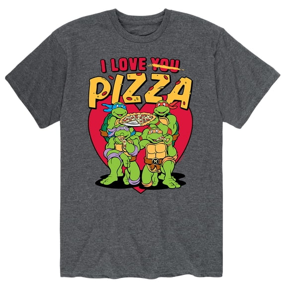 Teenage Mutant Ninja Turtles - I Love You Pizza - Men's Short Sleeve Graphic T-Shirt