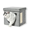 thumbnail image 2 of Vibrant Life Cat Cube Condo, GRAY, 2 of 8