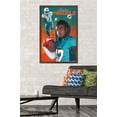 thumbnail image 2 of NFL Miami Dolphins - Jaylen Waddle 21 Wall Poster, 22.375" x 34", Framed, 2 of 3