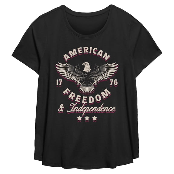 Womens Lost Gods American Freedom and Independence T Shirt