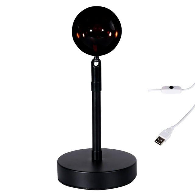 Projection Light LED 5W USB Projector Light Adjustable Photography Prop Atmosphere Lamp, Sunset