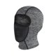 thumbnail image 4 of Pasamontañas, máscara facial, capucha, gorro, cortavientos, transpirable, protección solar, cubierta facial para correr, montañismo, snowboard y Gris oscuro, 4 of 8