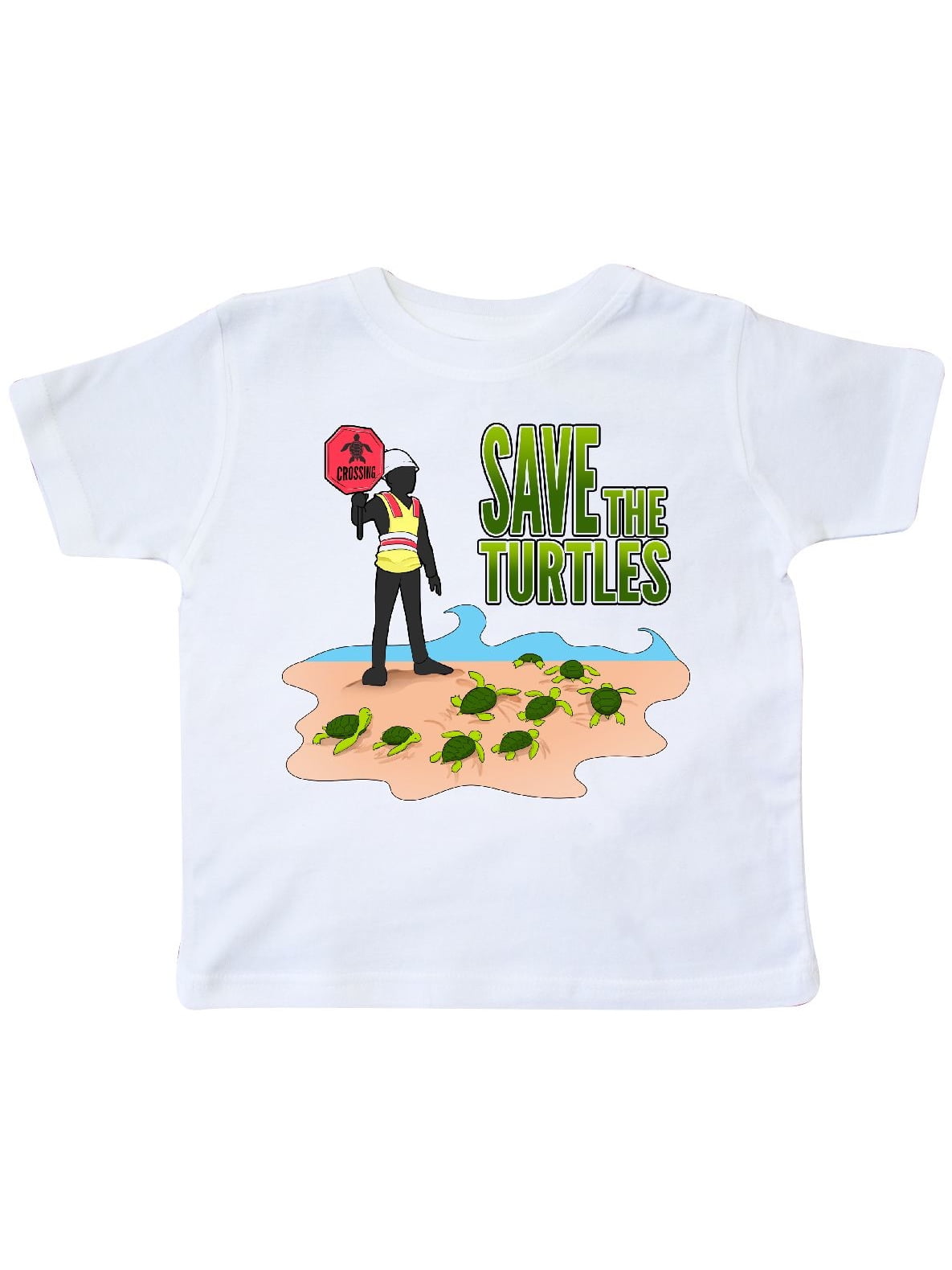 inktastic Summer Vacation Cute Sea Turtle Baby T-Shirt