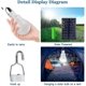 thumbnail image 3 of 2 Portable Solar Camping Light,solar Bulb Led Solar Emergency Lamp Light Garden Lantern Solar Lighting With Hook Light Bulb Panel For Camping,fishing, 3 of 4