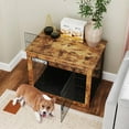 thumbnail image 3 of Barara King Dog House,Pet House,Dog Crate Furniture with Cushion and Double Doors for Small/Medium Dogs-33 Inches, 3 of 11