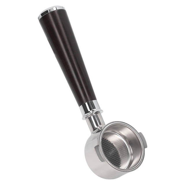 Porte-Filtre Sans Fond 51mm avec 2 Oreilles, Poignée en Acier Inoxydable pour EC0310, Compatible avec Panier-Filtre 51mm