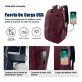 thumbnail image 2 of Mochila Laptop Hombre,impermeable Y Resistente Al Desgaste Con Cargador Usb, 2 of 5